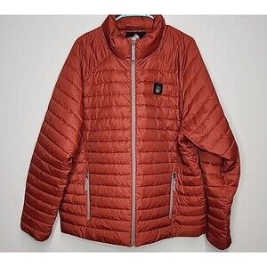 Alaskan Hardgear by Duluth Full Zip Jacket Dark Red Puffer Jacket Mens Size XL